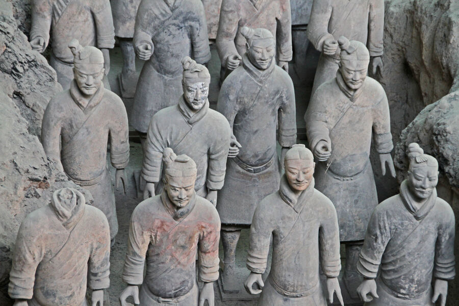 Guerreros de Terracota, detalle